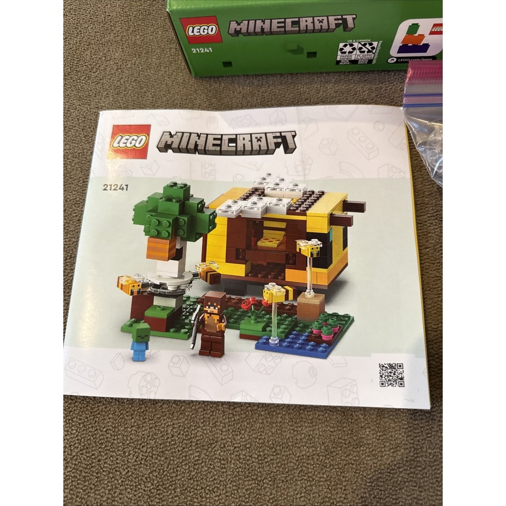 LEGO Minecraft 21241 The Bee Cottage 254pc Complete Set Age 8+ - Picture 4 of 6